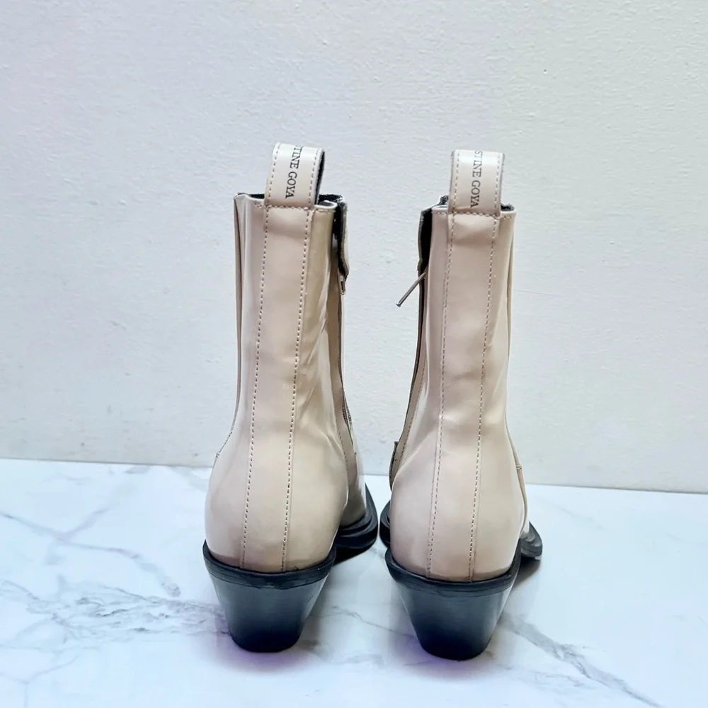 STINE GOYA Leather Gurly 1472 Square Boot